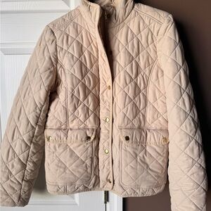 J CREW Quilted Cream Women's Jacket — make an offer!